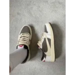 Premium Air Jordan Retro 1 Travis Scott Reverse Mocha Shoes For Men (BME24)