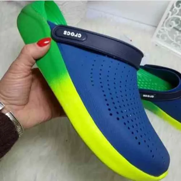 Premium Crocs Lite Ride Blue Multis For Men (BME91) - OkMart