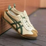 Trendy Ontisuka Tiger Mexico 66 Beige Green Shoes For Men (SOH364)