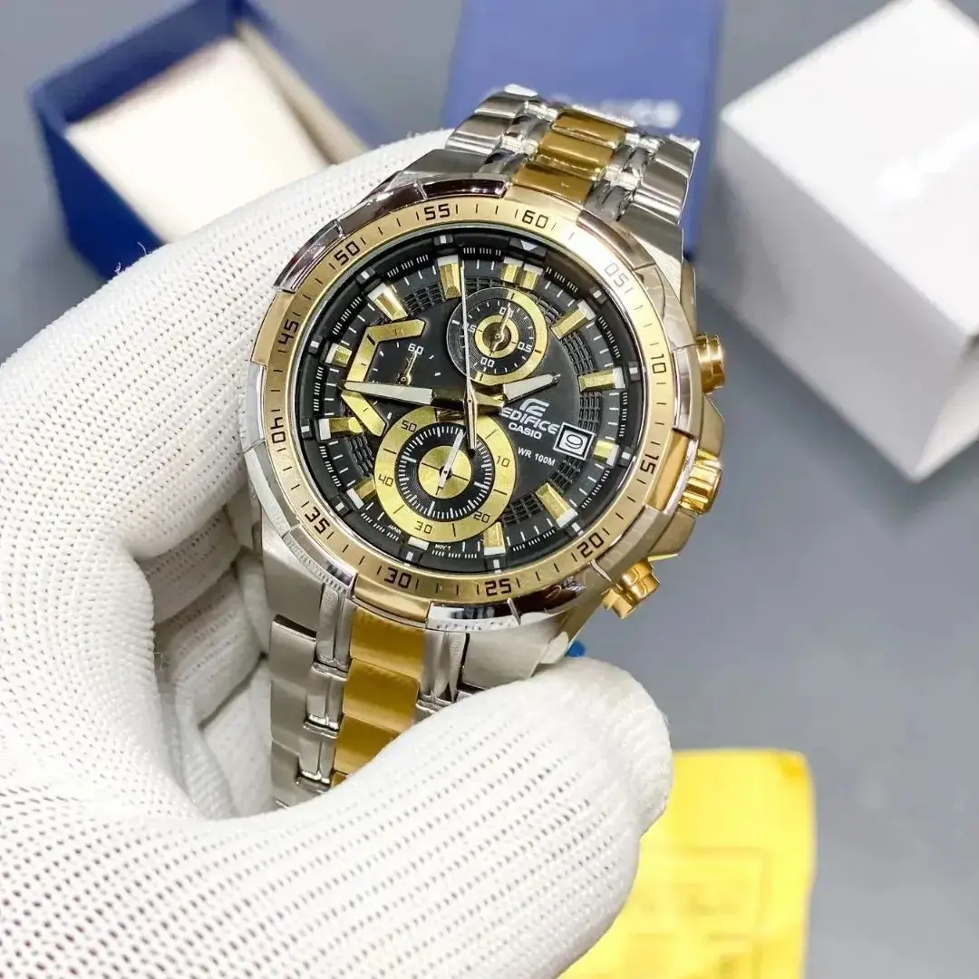 Casio Edifice EFR-539 Silver Golden