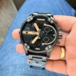 Diesel Big Daddy Black Rose Gold