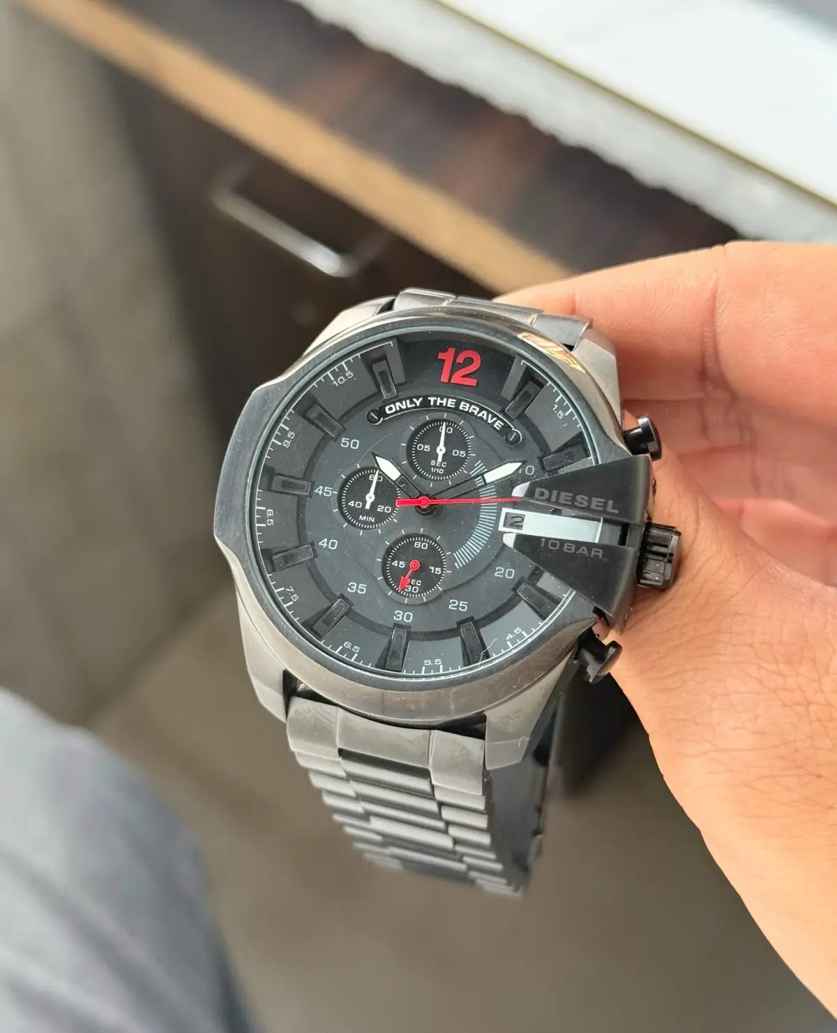 Diesel Sunray Black 10 Bar Watch