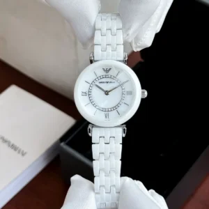 Emporio Armani White Ceramic Watch