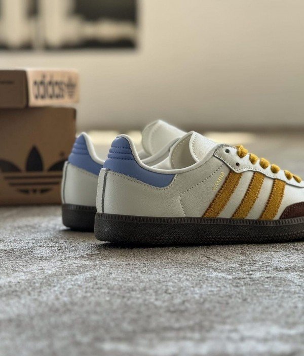 First Copy Adidas Samba OG Off White Violet Ton Men Shoes