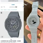 G Shock GA 2100 Grey Casio Oak