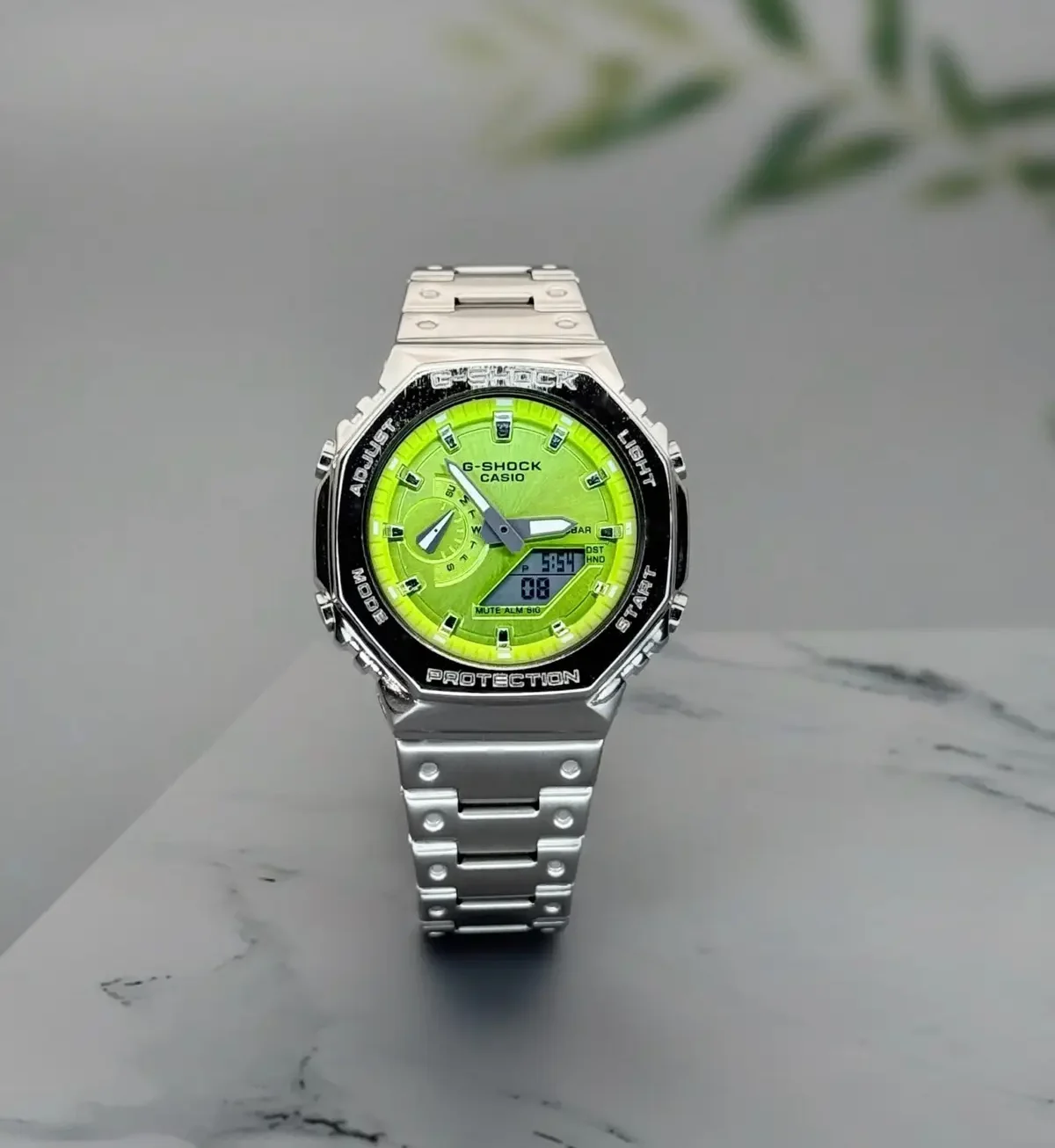 G-Shock GM-2100D Silver Green