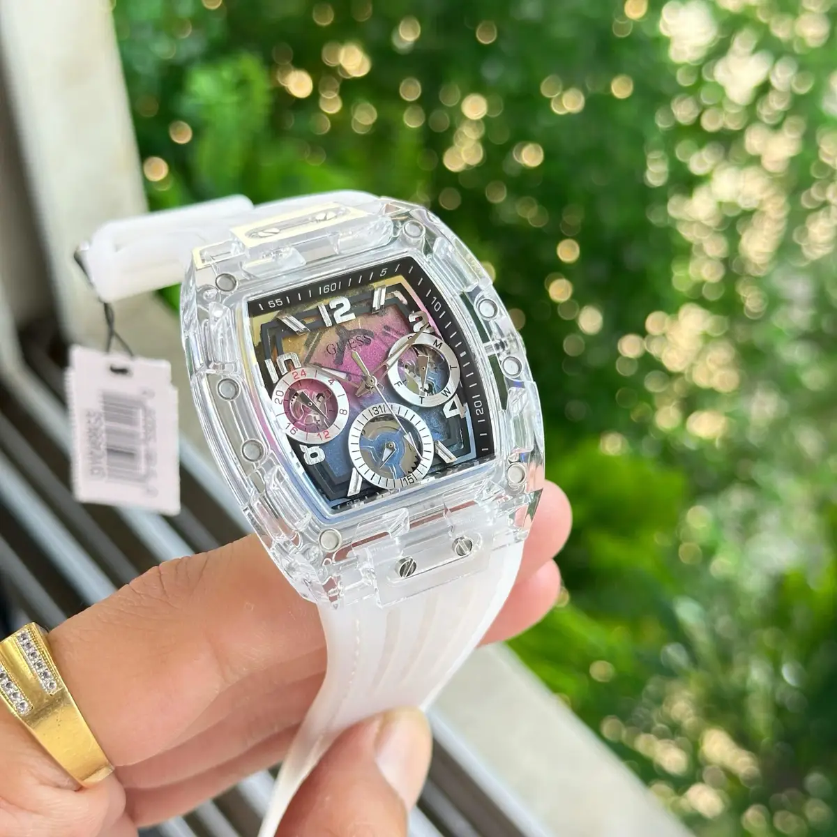 Guess Clear Multi Function Rainbow