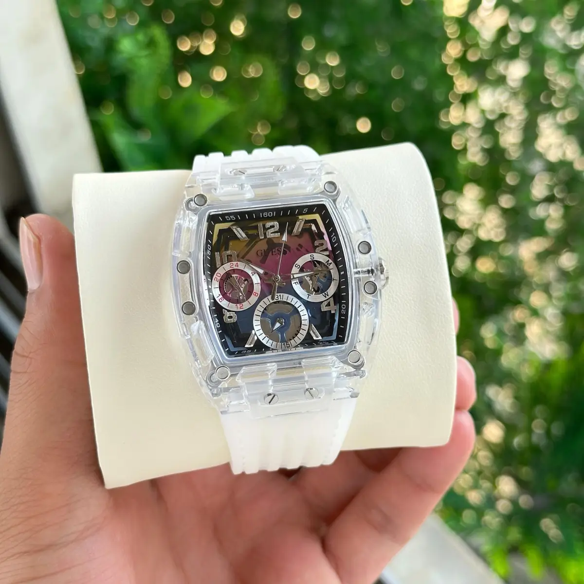 Guess Clear Multi Function Rainbow