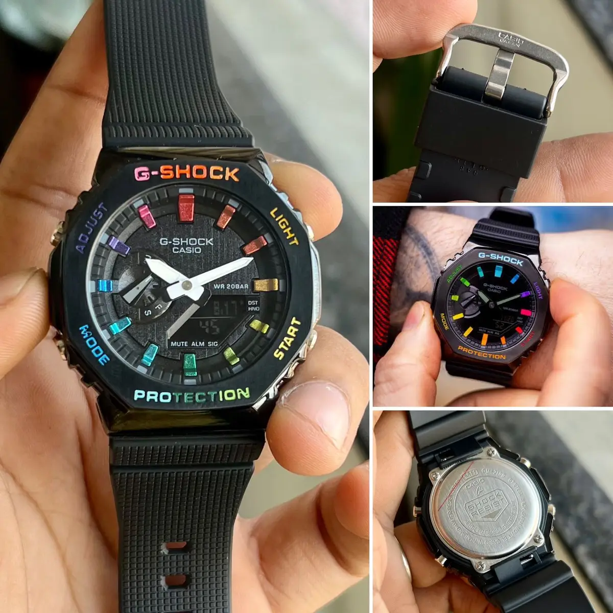 G-Shock CasiOak Rainbow