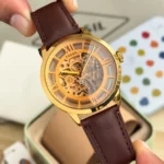 Fossil Brown Leather Strap Watch