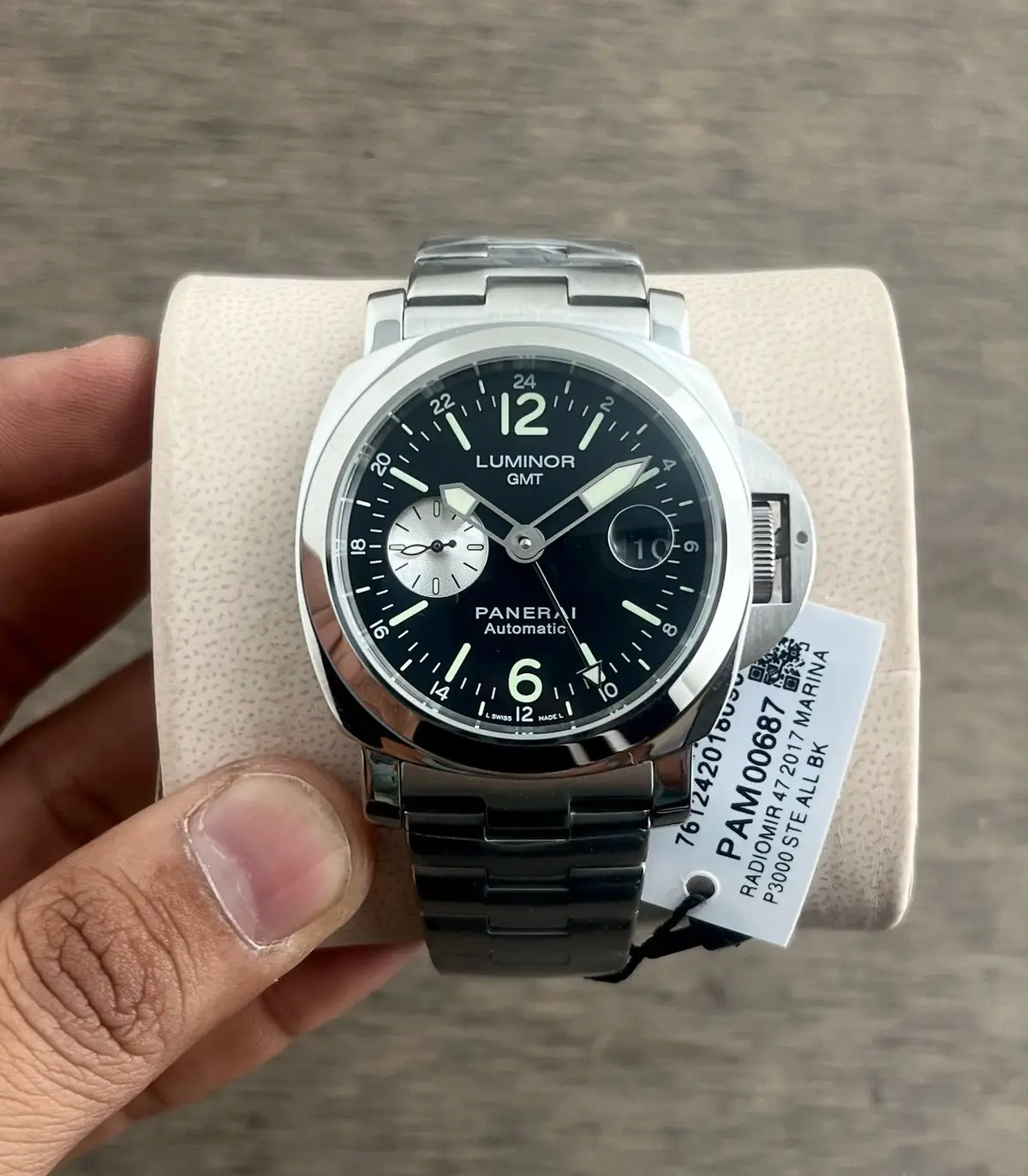 Luminor Panerai GMT Acciaio