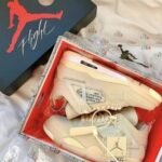 Nike Air Jordan 4 Off White Sail Semi UA