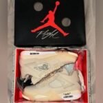 Nike Air Jordan 4 Off White Sail Semi UA