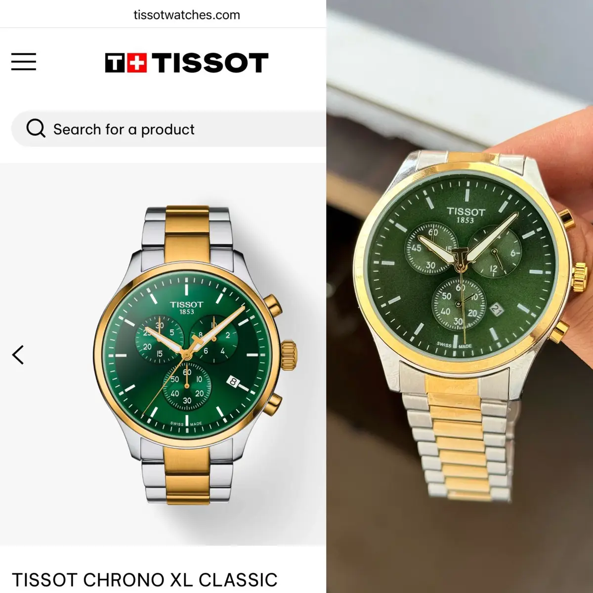 Tissot Chrono XL Classic First Copy (2) Tissot Chrono XL Classic First Copy