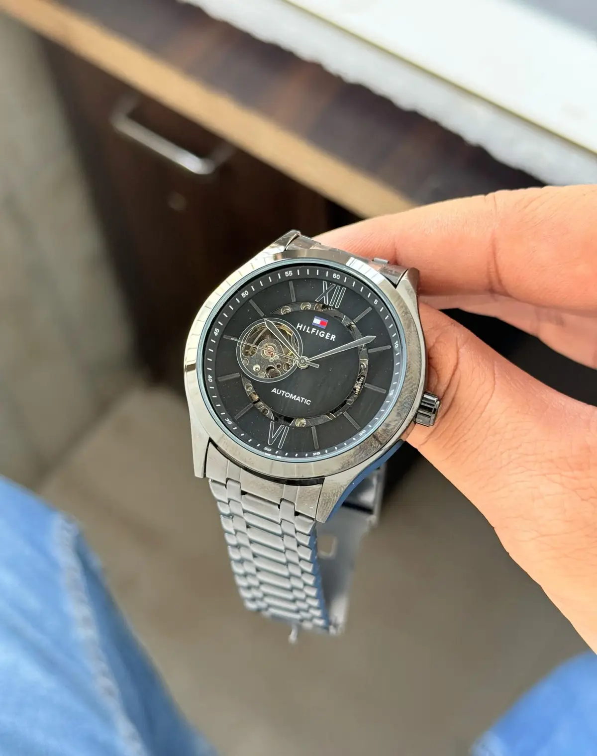 Tommy Hilfiger Modern Black Automatic