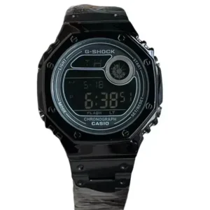 Analog-Digital New G Shock Dual Time Chain Strap Watch For Men - Black