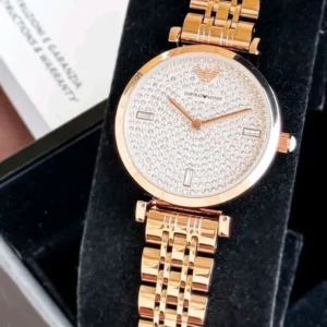 Armani Watches for Women - Emporio Armani AR-11206 Ladies Watch Gold (EARG)