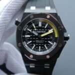 Audemars Piguet Black Strap Watch