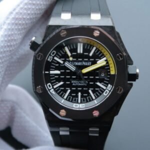 Audemars Piguet Black Strap Watch