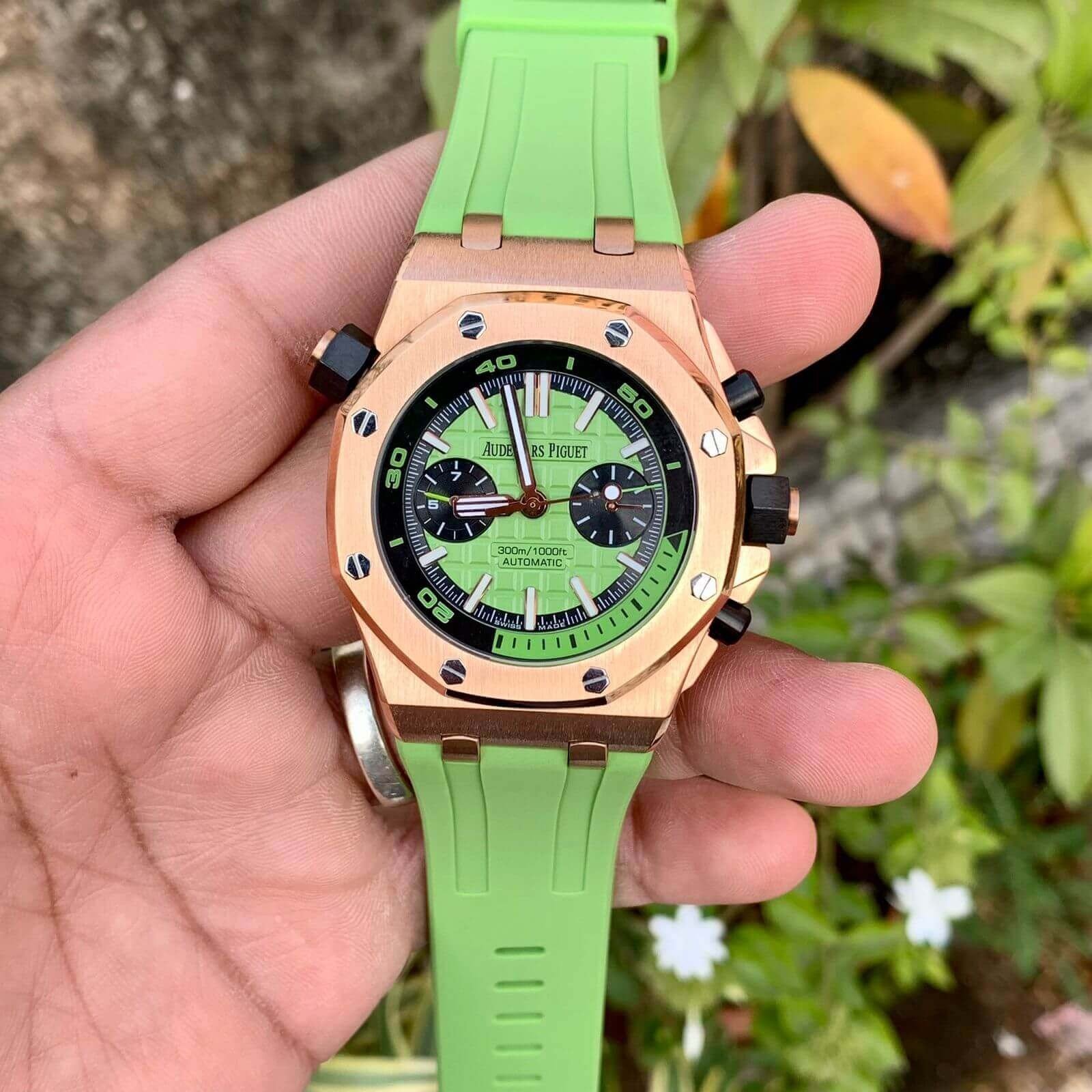 Audemars Piguet Royal Oak Green Dial & Green Strap