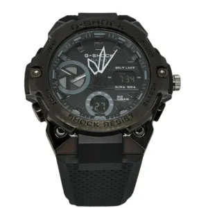 Black Watches for Men: G-Shock Stylish Swiss Analog-Digital Watch LF - Full Black