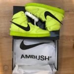 First Copy Nike Ambush Dunk High Volt Green Men Shoes