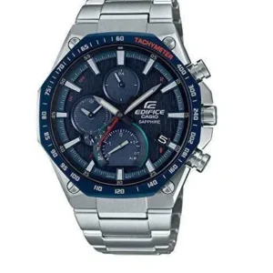 Casio Edifice Tachymeter High Spec Chronograph Watch Blue Dial