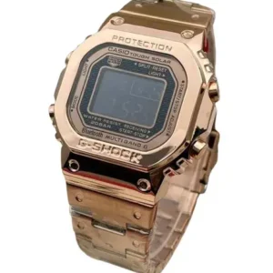 Casio G Shock Metal Watch Rose Gold Digital Watch BW5000
