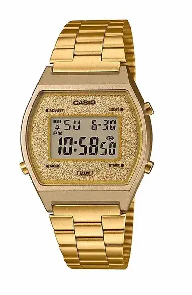 Casio Gold Watch Vintage Series Digital Gold Dial Unisex's Watch-B640WDG-7DF (D186) Casio Gold Watch Vintage Series Digital Gold Dial Unisex's Watch-B640WDG-7DF (D186)