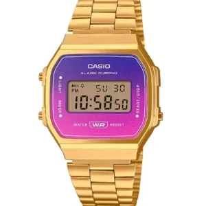 Casio Ladies Watches - Casio Vintage Series Digital Golden Watch For Women D284 (A168WERG-2ADF)