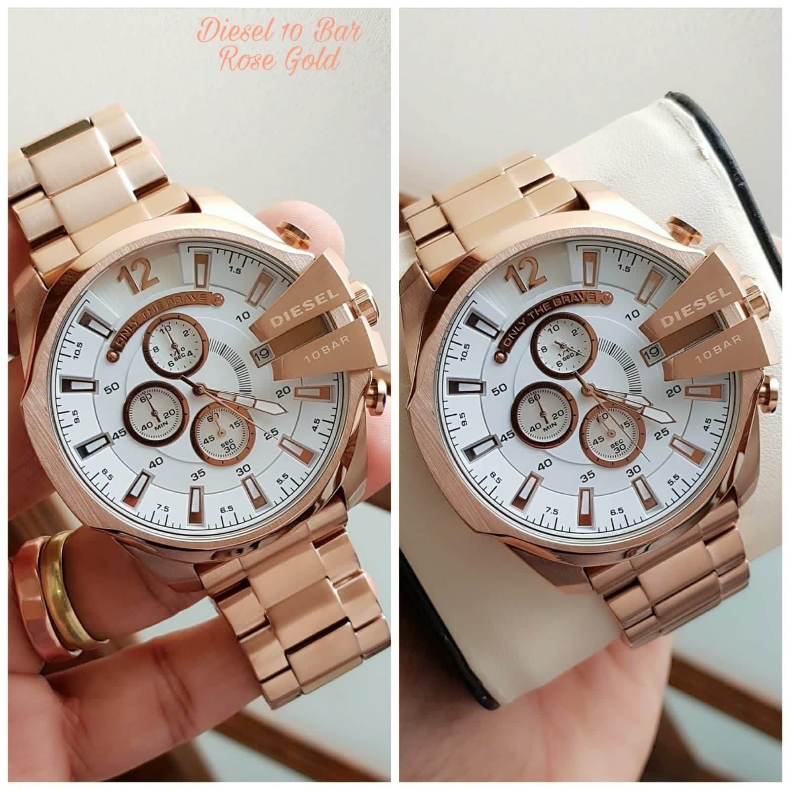 Diesel 10 Bar Rose Gold