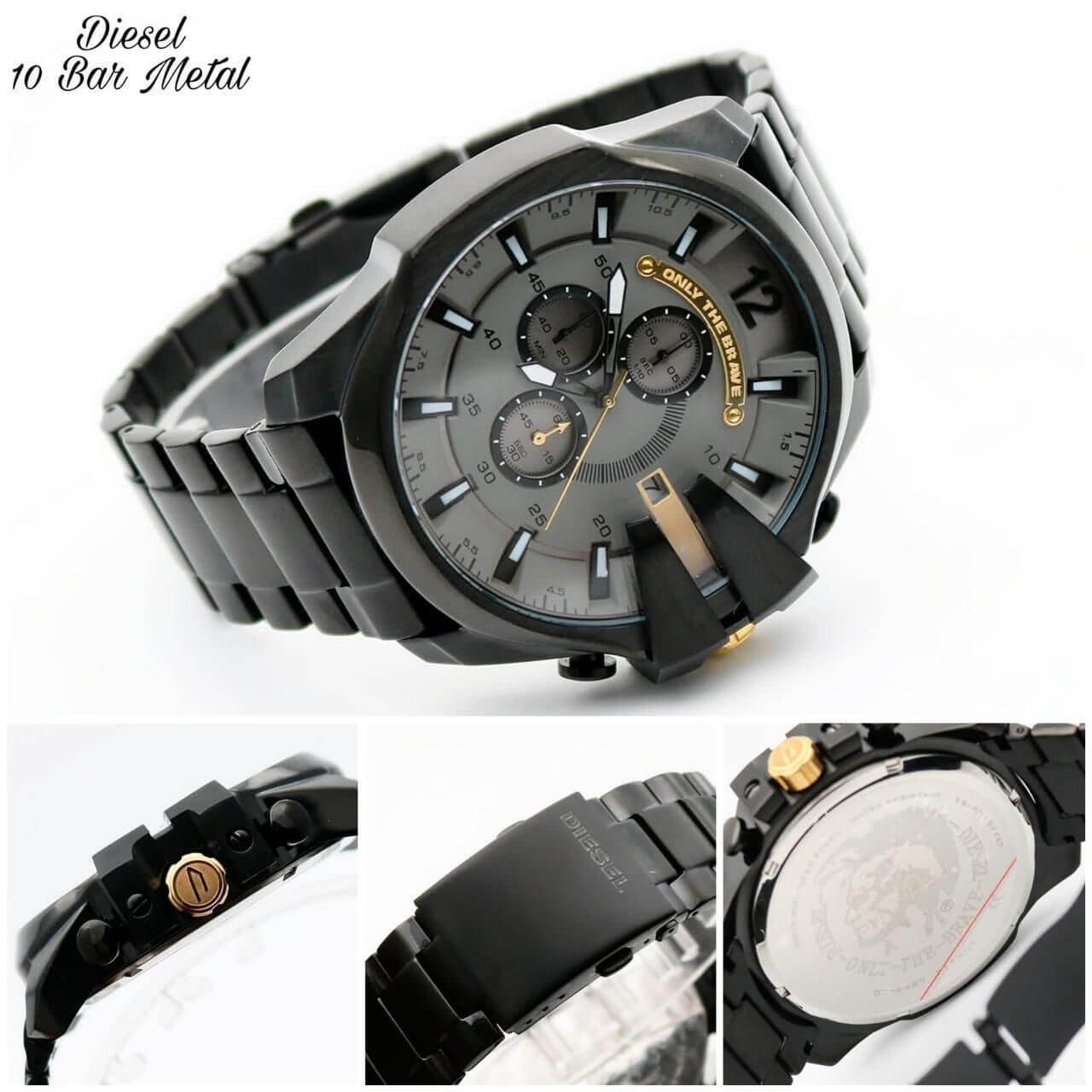 Diesel Grey Metallic Mega Chief Watch