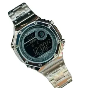Dual Time - New Analog-Digital New Chain Watch For Men (Silver)
