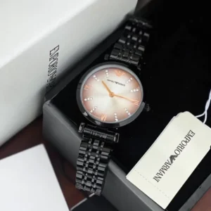 EA Premium Quality Ladies Watch (Black Strap)