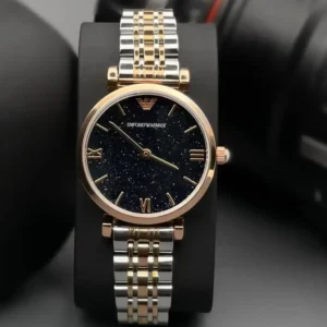 Emporio Armani Premium Quality Ladies Watch with Black Dial