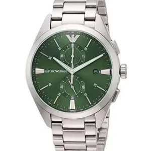 EmporioArmani Analog Chronograph Watch - For Men AR11480 Stainless Steel Green Dial