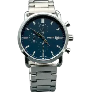 Fossil Chronograph Men's Watch - All Function Working model Blue Dial