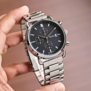 Fossil Commuter Black Dial Watch