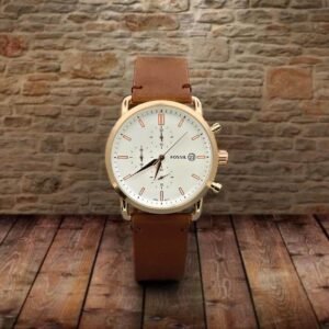 Fossil Commuter Cream Dial watch