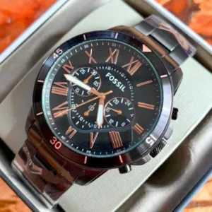 Fossil Grant Chronograph Sport Black Automatic Chronograph Men’s Watch FS5374