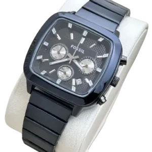 Fossil Tachymeter Watch - Fossil Chronograph Black Watch For Men Black (FC29)