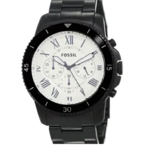 FSL Bannon Multifunction Black & White Stainless Steel Watch- FBBW