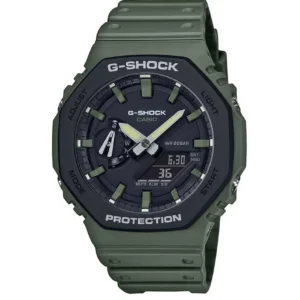 G Shock Carbon Core Guard Watch Analog-Digital Watches for Men Green Colour