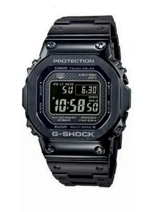 G Shock Metal Watch - Casio Black Digital Watch Full Metal ,BW 5000