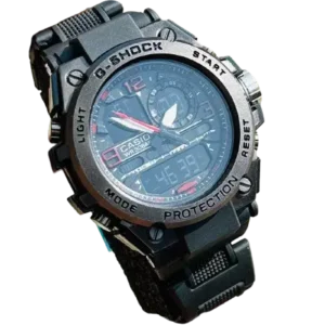 G Shock Watches for Men - G Shock Stylish Analog-Digital Watch WR Black for Men GS98