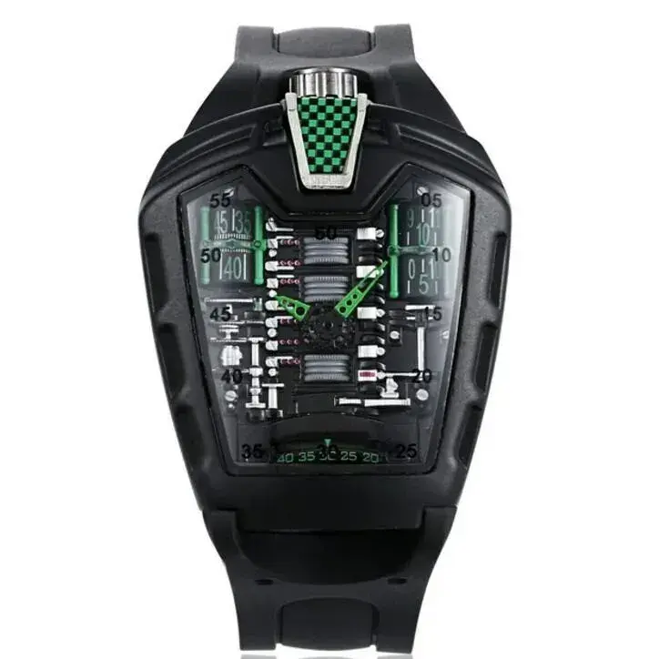 Hublot Ferrari Engine Watch Black & Green