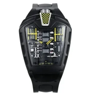 Hublot Ferrari Watch - Ferrari Engine Watch Black & Yellow