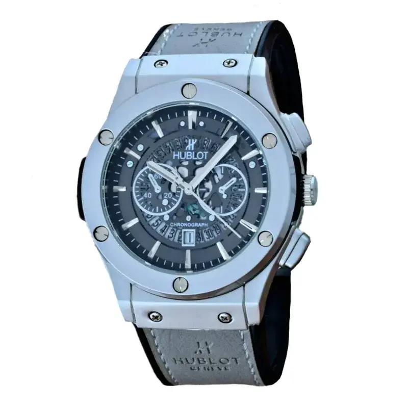 Hublot Mens Watches Big Bang Calendar Leather Strap Watch HBGS04