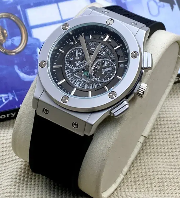 Hublot Watch Price in India - Hublot Big Bang Calendar Black Leather Strap Watch HBGS2 Hublot Watch Price in India - Hublot Big Bang Calendar Black Leather Strap Watch HBGS2