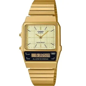 Men's Vintage Analog Digital Watch AQ800E-7A DT Copper